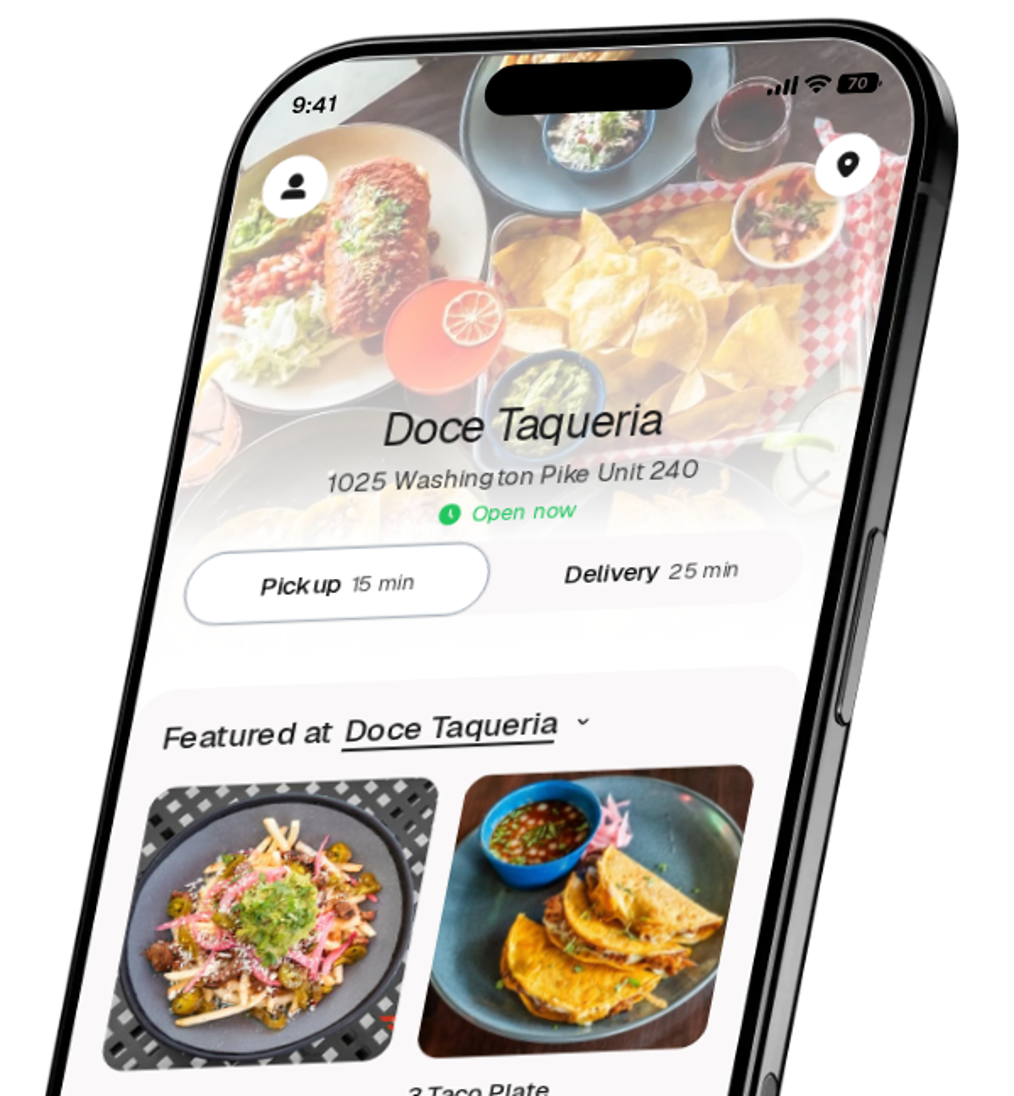 Doce Taqueria app preview